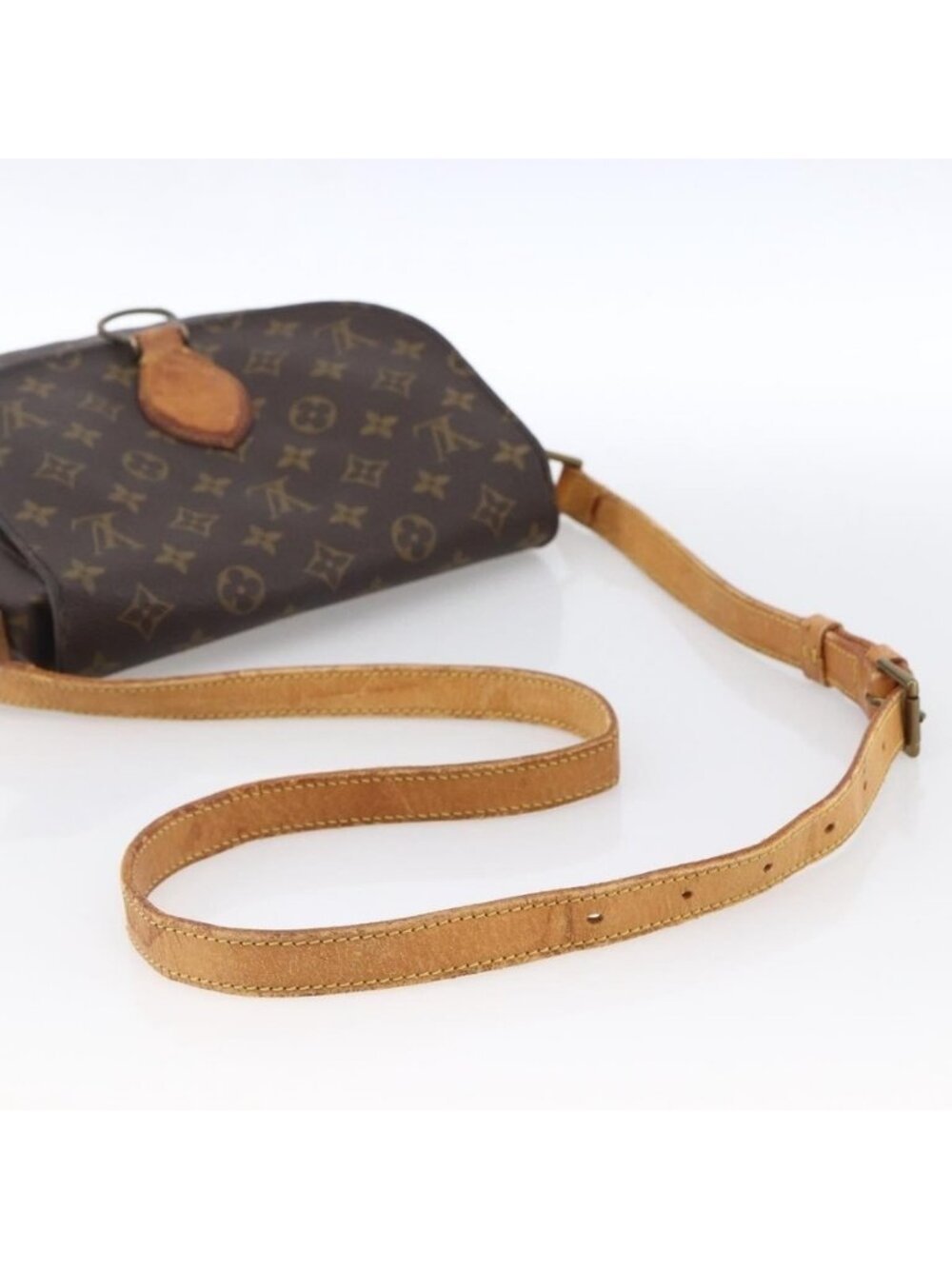 Authentic LOUIS VUITTON Monogram Saint Cloud GM Shoulder Bag M51242 LV - Picture 13 of 16